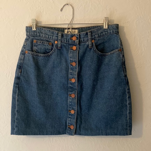 Madewell Dresses & Skirts - MADEWELL | Denim Button Front Skirt